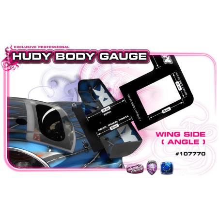MEDIDOR CARROCERÍA 1/10 TOURING NITRO - HUDY - 107770