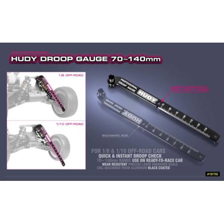 MEDIDOR DROOP 70~140MM - HUDY - 107783