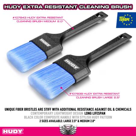 "BROCHA DE LIMPIEZA  - EXTRA RESISTENTE - 2.5"" - HUDY - 107839"