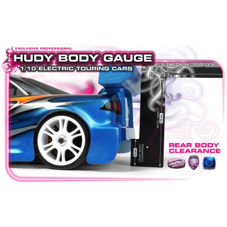 MEDIDOR CARROCERÍA 1/10 TOURING ELÉCTRICO - HUDY - 107771