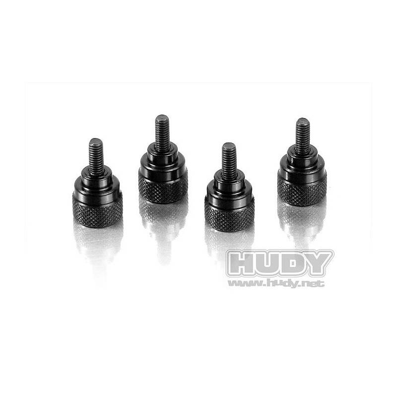 TUERCA DE ALUMINIO PARA TRIÁNGULO SET-UP (4) - HUDY - 108060