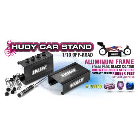 SOPORTE COCHE 1/10 OFF-ROAD - V2 - HUDY - 108160