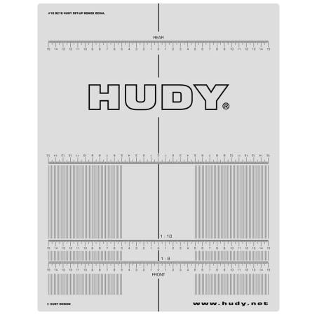 CALCOMANÍA DE TABLA SET-UP DE PLÁSTICO PARA 1/8, 1/10 - HUDY - 108210