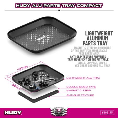 BANDEJA MAGNETICA HUDY COMPACTA - HUDY