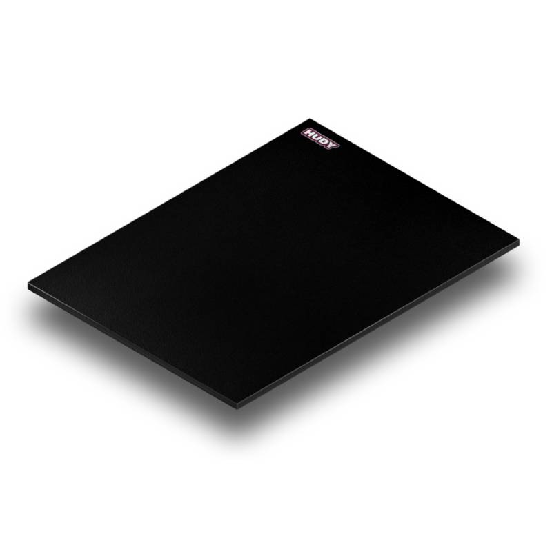 FLAT SET-UP BOARD FOR 1/8 OFF-ROAD & GT - BLACK - HUDY - 108705 FLAT SET-UP BOARD FOR 1/8 OFF-ROAD & GT - BLACK - HUDY - 108705