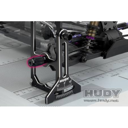 TUERCA DE ALUMINIO PARA SET-UP 1/10 OFF-ROAD (4) - HUDY - 108960