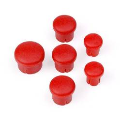 TAPA DE PLÁSTICO PARA MANGO (SET - 3+2+1) ROJA - HUDY - 195020