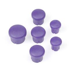 TAPA DE PLÁSTICO PARA MANGO (SET - 3+2+1) VIOLETA - HUDY - 195010