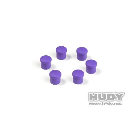 TAPA PARA MANGO DE 14MM - VIOLETA (6) - HUDY - 195054-V