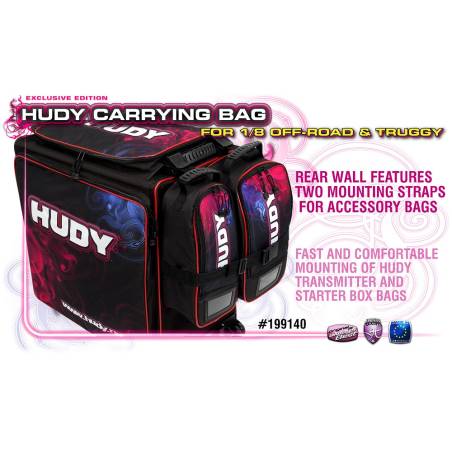BOLSA TRANSPORTE OFF-ROAD Y TRUGGY 1/8 + BOLSA HERR. - HUDY - 199140