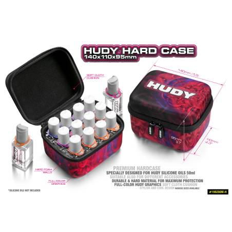 ESTUCHE DURO 140x110x95MM - BOLSA ACEITE MEDIANA - HUDY - 199280M-H