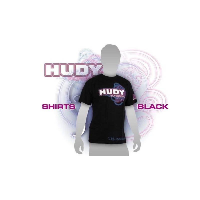 HUDY T-SHIRT - BLACK (XXXL) - 281047XXXL - HUDY HUDY T-SHIRT - BLACK (XXXL) - 281047XXXL - HUDY