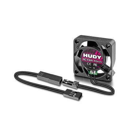 VENTILADOR RC BRUSHLESS 40MM - PESTAÑAS SOLDADURA EXT - HUDY - 293111