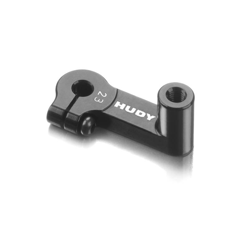 ALU CLAMP STEERING SERVO HORN - EXTENDED 8mm - 23T - HUDY - 293421 ALU CLAMP STEERING SERVO HORN - EXTENDED 8mm - 23T - HUDY - 293421