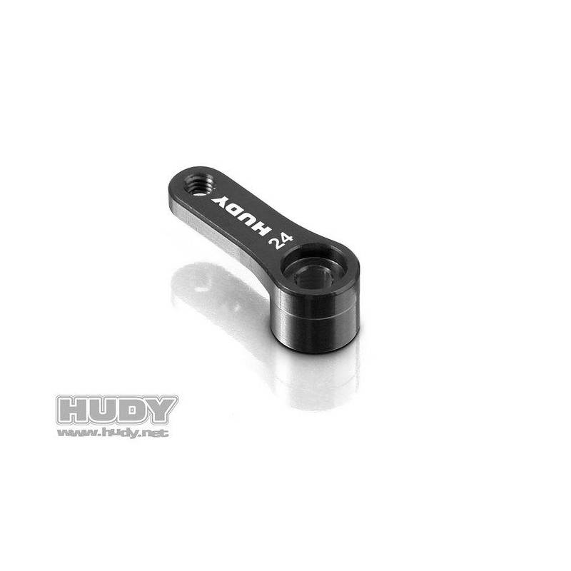 ALU SERVO HORN - HITEC - OFFSET 1-HOLE M3 - 24T - 293492 - HUDY ALU SERVO HORN - HITEC - OFFSET 1-HOLE M3 - 24T - 293492 - HUDY
