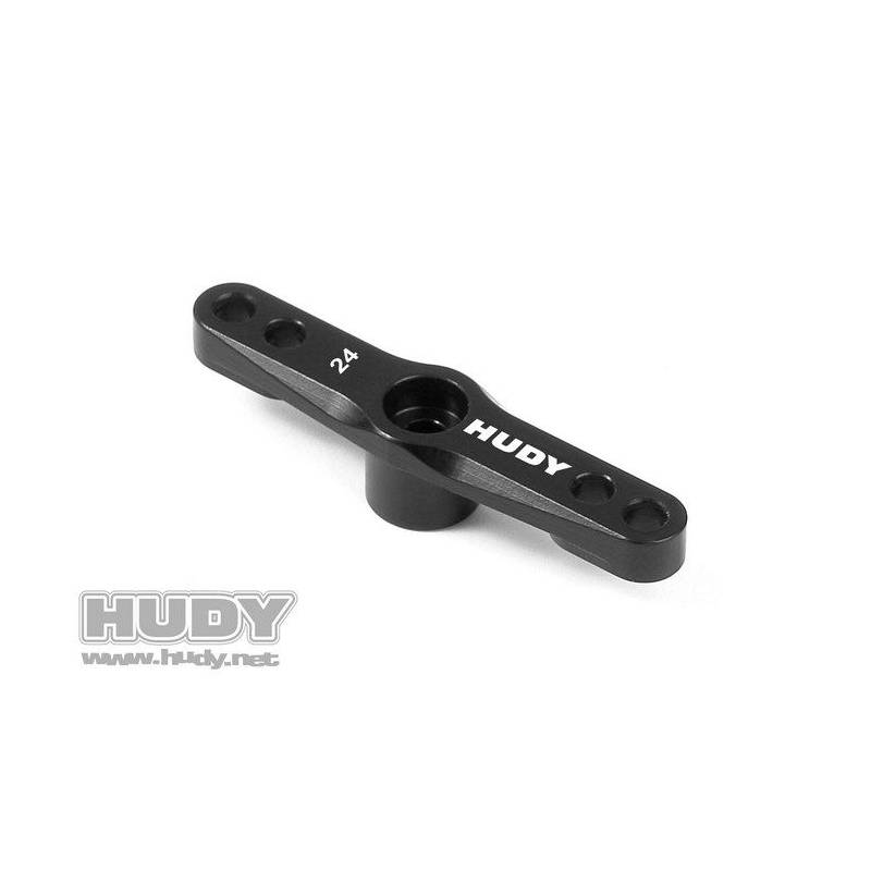 ALU THROTTLE SERVO HORN - HITEC - 2-HOLE - 24T - 293505 - HUDY ALU THROTTLE SERVO HORN - HITEC - 2-HOLE - 24T - 293505 - HUDY