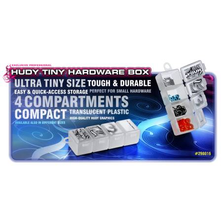 CAJA PEQUEÑA - 4 COMPARTIMENTOS - HUDY - 298016