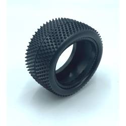 Pair of 1/10 Tyres Minipin Medium rear - HOT RACE