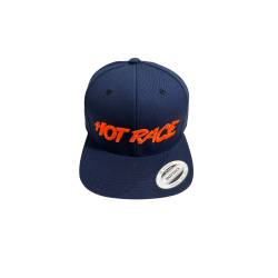 HR CAP US STYLE BLEU/ORANGE - HOT RACE