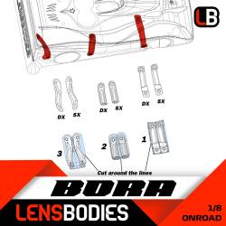 1/8 ONROAD BODY STIFFENER - HOT RACE