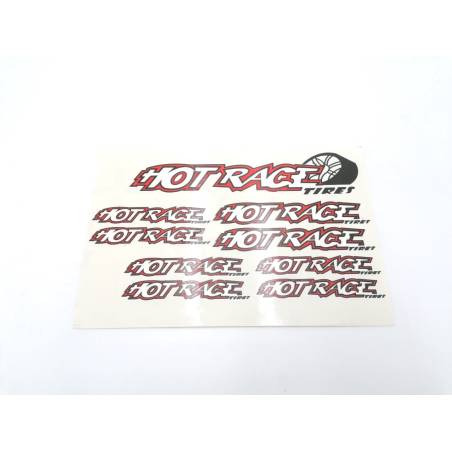 HOJA DE PEGATINAS HOT RACE - HRSTICKERS