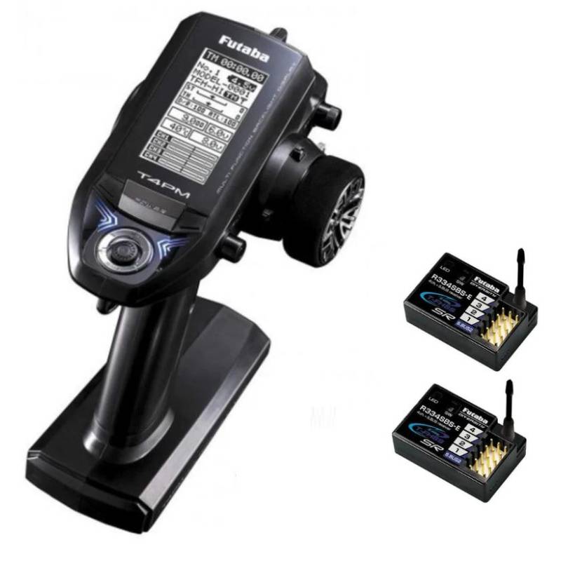 Futaba 4PM PLUS Radio + 2 x R334SBS-E receiver - FUTABA - 01000074-C1 Futaba 4PM PLUS Radio + 2 x R334SBS-E receiver - FUTABA - 01000074-C1