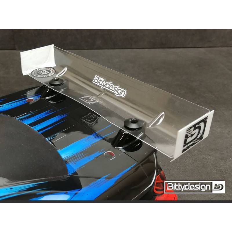Rear HARD Wing for 190mm 1/10 TC Stock - BITTYDESIGN - BDRW-190STK Rear HARD Wing for 190mm 1/10 TC Stock - BITTYDESIGN - BDRW-190STK
