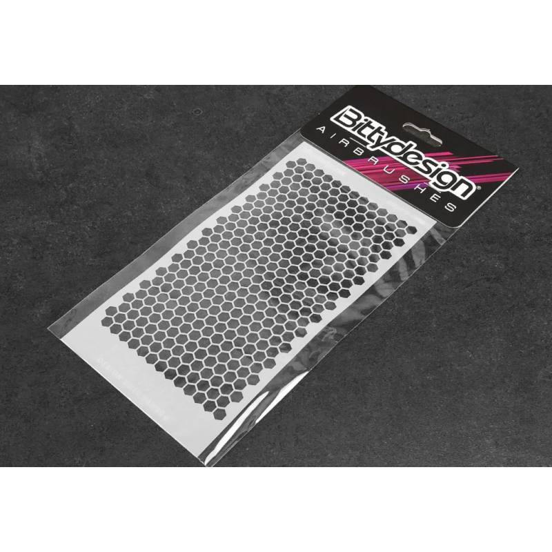 Vinyl stencil - Honeycomb V1 small - BITTYDESIGN