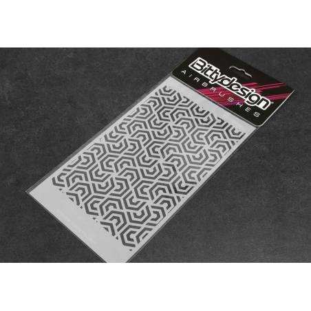 Vinyl stencil - Ipnotic V4 small - BITTYDESIGN - BDSTC-008S