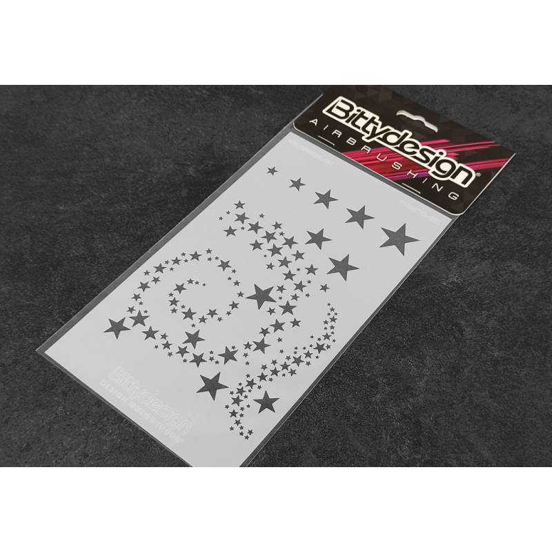 Vinyl stencil - Stars V2 - BITTYDESIGN - BDSTC-021 Vinyl stencil - Stars V2 - BITTYDESIGN - BDSTC-021