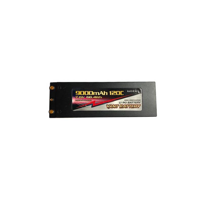 Lipo battery 7.6V 120C 9000mah 2S Stick PK4 - VANT - V0203