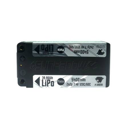Sunpadow 5400mAh 7.4V 2S1P Shorty Platin - SUNPADOW - JA0018