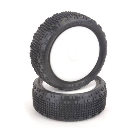 RUEDAS CACTUS FUSION 2 1/10 DELANTERA 4WD - PEGADAS - U6898