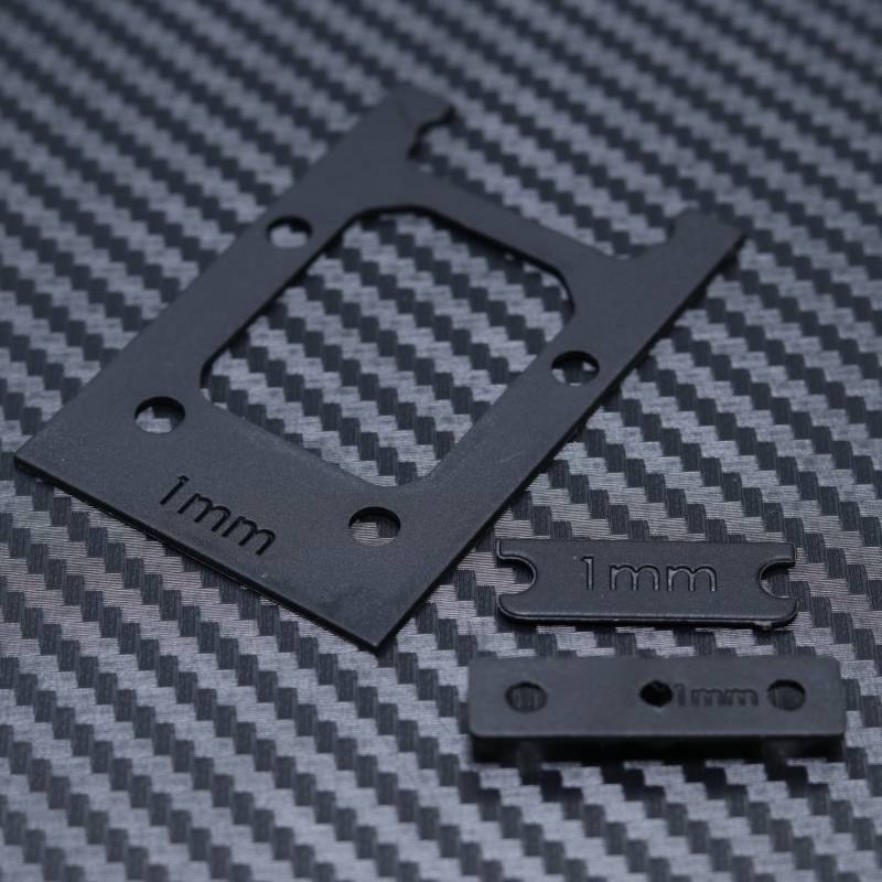 Front 1mm Plastic Gearbox Spacer Set for Mayako MX8 (-22) Front 1mm Plastic Gearbox Spacer Set for Mayako MX8 (-22)