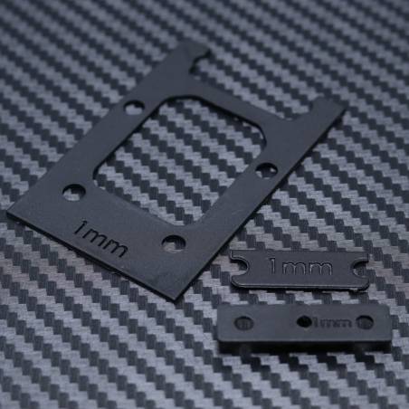 Front 1mm Plastic Gearbox Spacer Set for Mayako MX8 (-22)