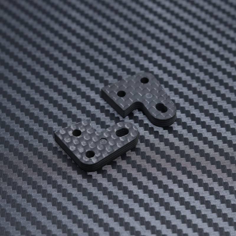 Carbon Fibre Steering Knuckle Plate 1 (Long) for Mayako MX8 (-22) Carbon Fibre Steering Knuckle Plate 1 (Long) for Mayako MX8 (-22)
