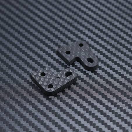 Carbon Fibre Steering Knuckle Plate 1 (Long) for Mayako MX8 (-22)
