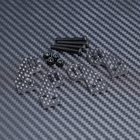 CNC Rear Hub 3mm Carbon Fibre Link Plate 2 – Short Link