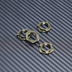 Lightweight Knurled Wheel Nut 4pcs for Mayako MX8 (-22)