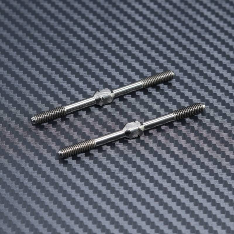 Titanium Steering Link Turnbuckle M4 x 60mm 2pcs for Mayako MX8 (-22)