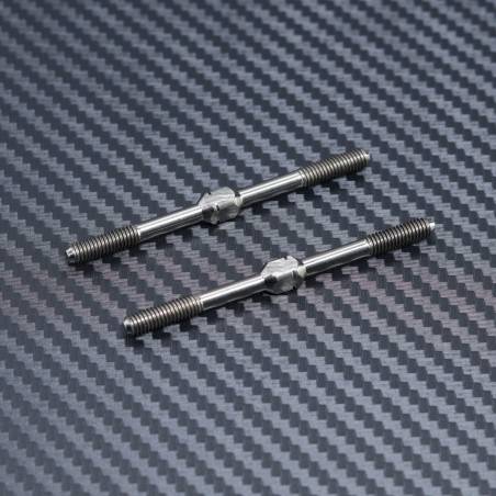 Titanium Steering Link Turnbuckle M4 x 60mm 2pcs for Mayako MX8 (-22)