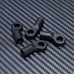 Plastic Steering Link Curved 4pcs for Mayako MX8 (-22)