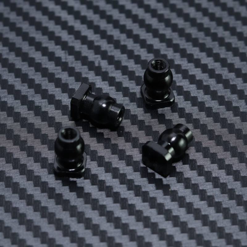 Aluminium Upper Link Threaded Ball With Nut 4pcs for Mayako MX8 (-22)