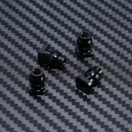 Aluminium Upper Link Threaded Ball With Nut 4pcs for Mayako MX8 (-22)