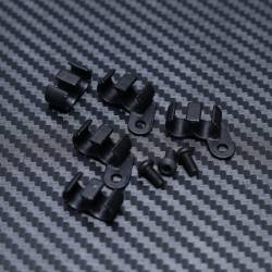 Fuel Line Clips 3pcs with screw hole. 2pcs simple for Mayako MX8 (22)