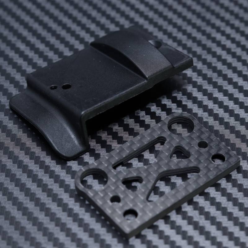 Centre Diff Mount Cover and Carbon Fibre Plate for Mayako MX8 (-22) Centre Diff Mount Cover and Carbon Fibre Plate for Mayako MX8 (-22)