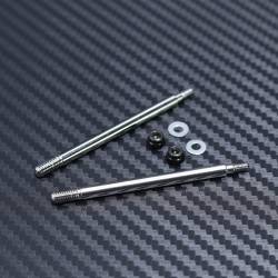 Front 54.50mm (Stock) Shock Shaft 2pcs for Mayako MX8 (-22)