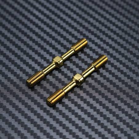 Steel 43mm Front Upper Arm Turnbuckle 2pcs for Mayako MX8 (-22)