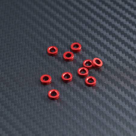 ARANDELA 3X5.5MM ROJA 2MM - MYH0048