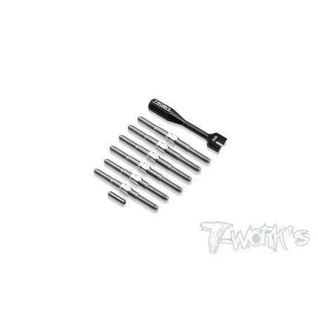64 Titanium Turnbuckle Set ( For Mugen MSB1 )